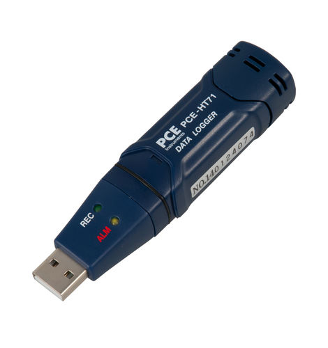 Registrador de dados de temperatura - PCE-HT 71N - PCE Deutschland GmbH - de umidade relativa / USB / sem tela