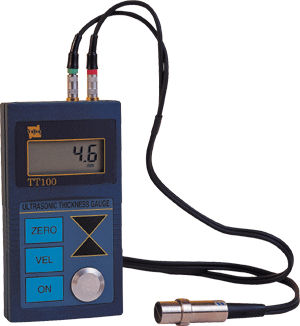 Medidor de espessura de materiais - TT100 series - TIME SHIJIN Group - portátil / com display digital / ultrassônico