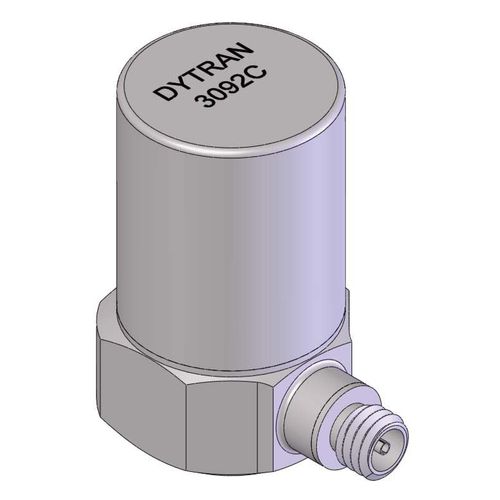 Acelerômetro triaxial - 3092C - DYTRAN INSTRUMENTS - piezoelétrico / para altas temperaturas / compacto