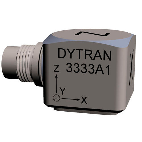 Acelerômetro triaxial - 3333A1   - DYTRAN INSTRUMENTS - piezoelétrico / IEPE / miniatura