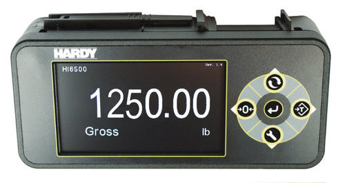 Indicador-transmissor de pesagem com display LED - HI 6500 series - Hardy Process Solutions - embutido