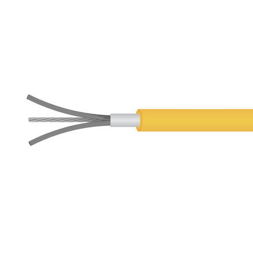 Cabo de aquecimento de isolamento FEP - FHC-DF-15.7 series - TEMPSENS - de isolamento PVC / de piso