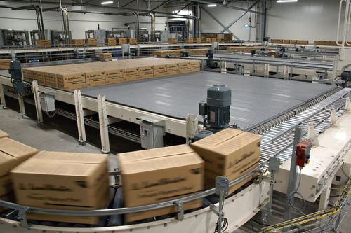 Paletizador com múltiplas linhas - Scott Automation - camada por camada / de bandejas / de caixas