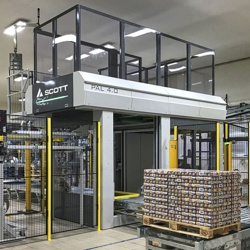 Paletizador camada por camada - PAL 4.0 - Scott Automation - para caixas / de caixas de papelão / compacto