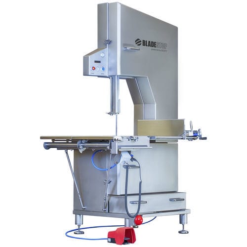 Serra de fita para ossos com trava de segurança - BladeStop K400 - Scott Automation - para supermercado / industrial / em aço inoxidável