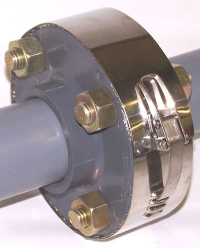 Flange para produtos químicos - Diflon - em aço inoxidável