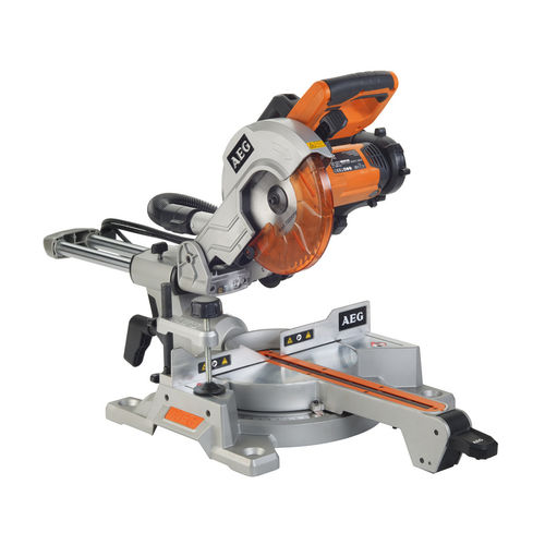 Serra de esquadria - PS 216 L - AEG Powertools - para madeira / com unidade de translação