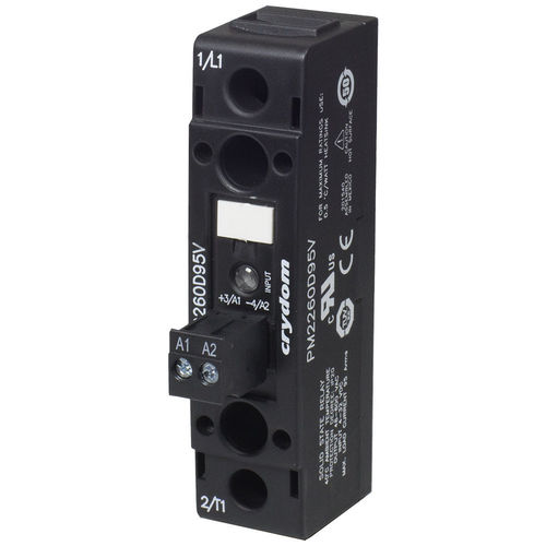 Relé de estado sólido CC - PM22 Series - Sensata Technologies - 1 NA / monofásico / para montagem em painel