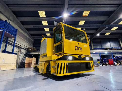 Carro de transferência motorizado elétrico - DTA - a bateria / para cargas pesadas / elevatório