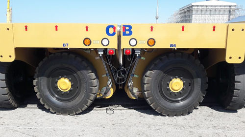Carrinho de transferência - DTA - com plataforma / para cargas pesadas / para equipamento de transporte com rodas