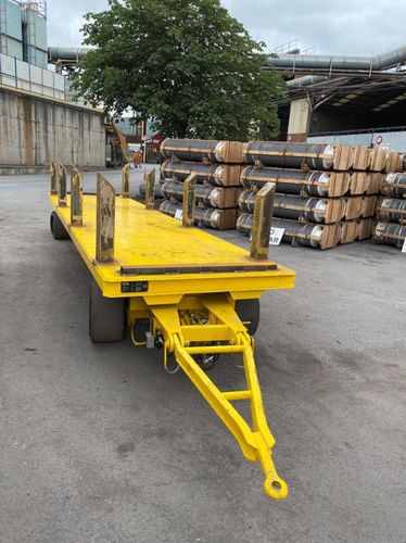 Carreta prancha - DTA - para equipamento industrial / para transporte de concreto / para a construção naval