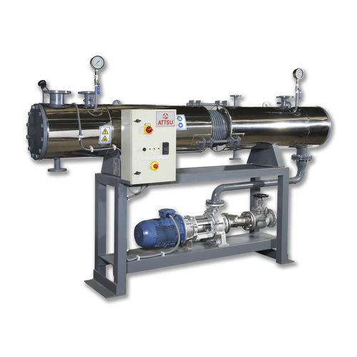 Trocador de calor tubular - IAL - ATTSU TERMICA S.L. - líquido-líquido / mini / para caldeira de fluido térmico