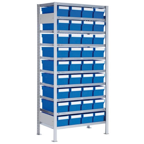 Sistema de armazenamento para oficina - LB GR 4/36 - Lockweiler Plastic Werke GmbH - com prateleiras / para caixas