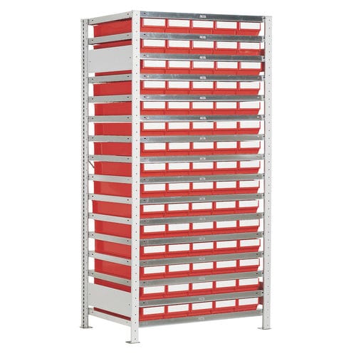 Sistema de armazenamento para oficina - LB GR 5/75 - Lockweiler Plastic Werke GmbH - com prateleiras / para caixas