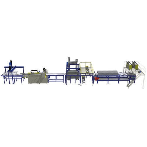 Linha de produção de placas de mármore - Berndorf Band Group - automática / contínua