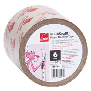Fita de isolamento térmico - FOAMULAR® FLASHSEALR® - Owens Corning - em espuma