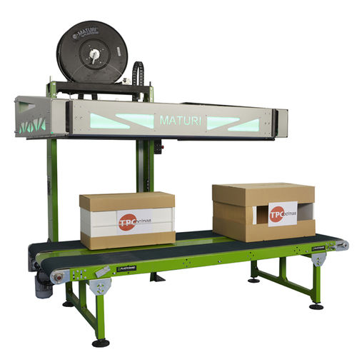 Máquina de arquear automática - e·MATURI 1400 banda - Plasticband S.A. - horizontal