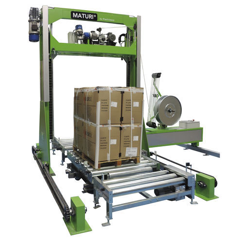 Máquina de arquear automática - MATURI® V - Plasticband S.A. - de paletes / vertical