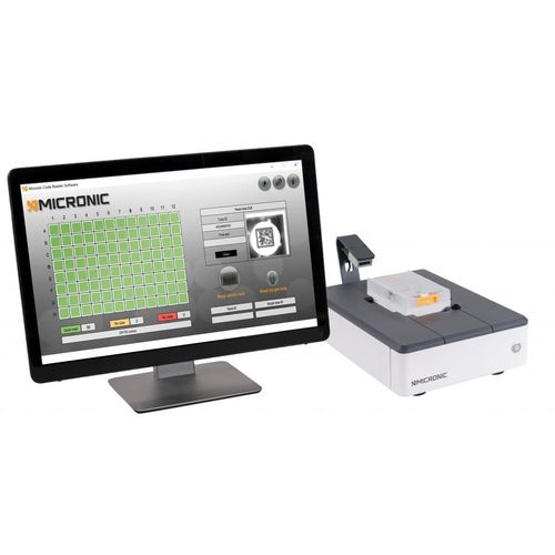 Leitor de códigos 2D - DR710 - Micronic - de matriz de dados / para proveta