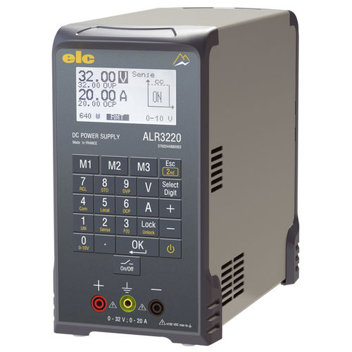 Fonte de alimentação elétrica programável - ALR3220 - ELC construction électronique - de mesa / CA/CC / com saída simples