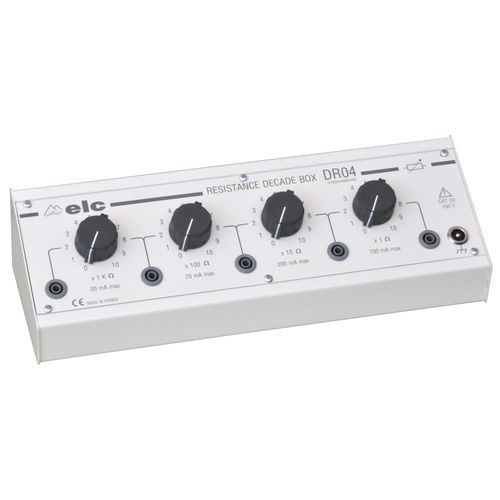 Caixa de décadas de resistências - DR04 - ELC construction électronique - de alta precisão / 4 décadas