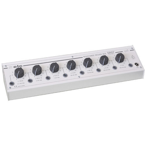 Caixa de décadas de resistências - DR07 - ELC construction électronique - de precisão / 7 décadas