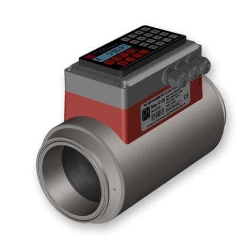 Transmissor de fluxo volumétrico - PD340 C102 - PROCES-DATA A/S - para líquidos / compacto / de alta precisão