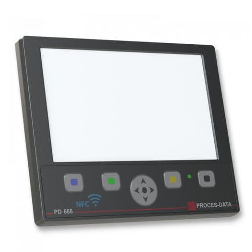 Display de LED - PD688 - PROCES-DATA A/S - gráfico / 800 x 480 / 7"