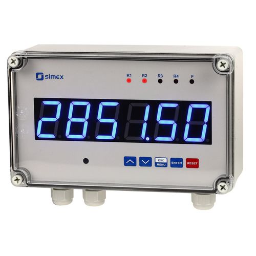 Tacômetro sem contato - STI-638 series - SIMEX Sp. z o.o. - para instalação em painel / com display LED