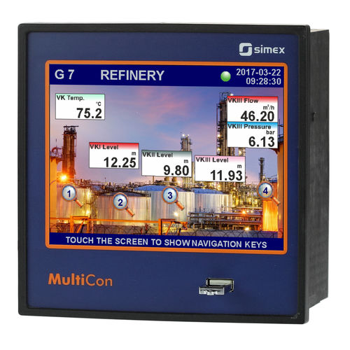 IHM com tela sensível ao toque - MultiCon CMC-141 - SIMEX Sp. z o.o. - embutida / com caixa / compacta