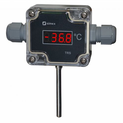Indicador de umidade - TRS-11a - SIMEX Sp. z o.o. - de temperatura / de 4 dígitos / com display LED