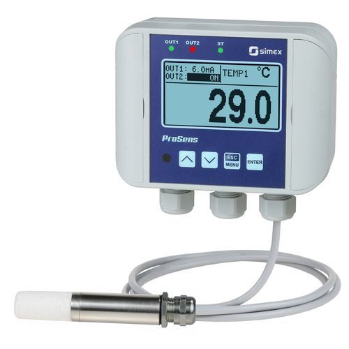 Sensor de umidade e temperatura relativa - ProSens QM series - SIMEX Sp. z o.o. - absoluta / de parede / de resistência