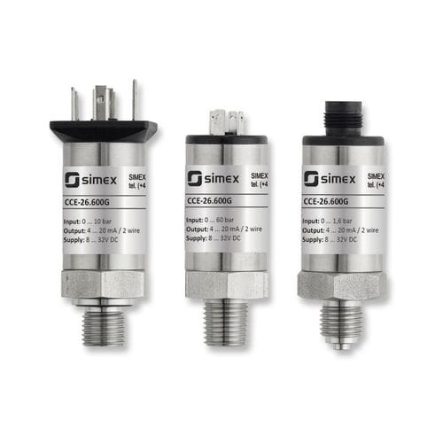 Transmissor de pressão absoluta - CCE-26.600G - SIMEX Sp. z o.o. - cerâmico / 4–20 mA / 0–10 V