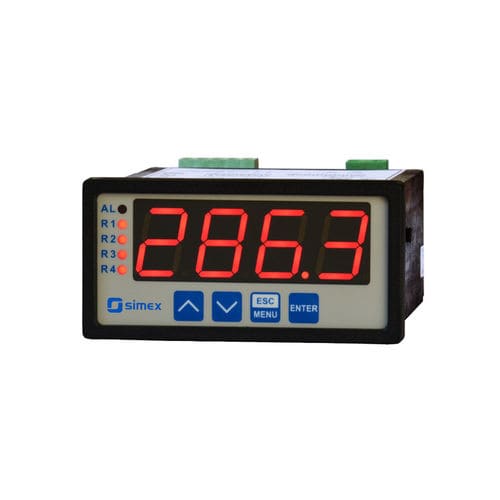 Indicador de processo - SWS-94 series - SIMEX Sp. z o.o. - digital / para montagem em painel / RS-485