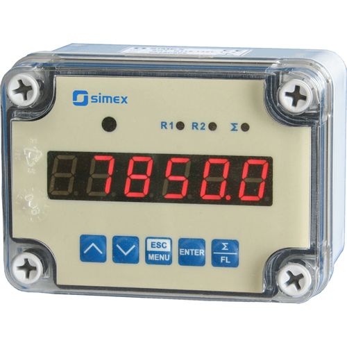 Indicador totalizador de fluxo - SPI-N118 series - SIMEX Sp. z o.o. - digital / totalizador