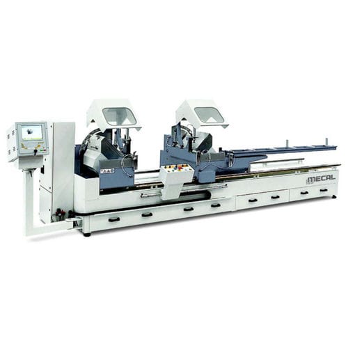 Máquina de corte de duas cabeças para PVC - SW 453 Argus   - MECAL - para alumínio