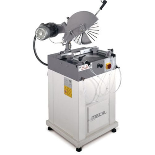 Serra de esquadria - SW 400 M - MECAL - para alumínio / automática / de 1 cabeça
