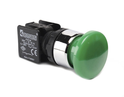 Botão de comando botão cogumelo - KB34MY - EMAS - eletromecânico