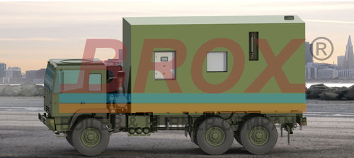 Gerador de vapor em contêiner - BROX BOILER & BURNER COMPANY - montado em caminhão