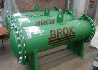 Trocador de calor de placas e calandras - BROX BOILER & BURNER COMPANY - líquido-líquido / industrial