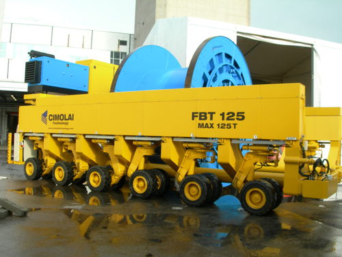 Carro de transferência motorizado de 6 eixos - FBT 125 - CIMOLAI TECHNOLOGY - prancha / elevatório / para bobinas