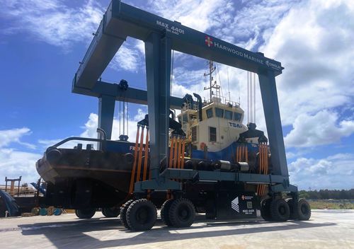 Guindaste de pórtico móvel - MBH 440 - CIMOLAI TECHNOLOGY - para descarregamento de navios