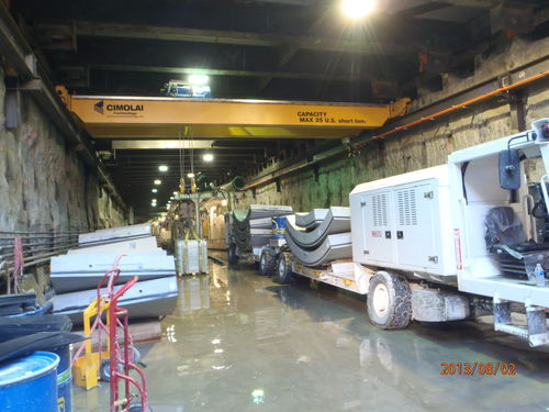 Ponte rolante de viga dupla - OHC 25 - CIMOLAI TECHNOLOGY - para unidade de concreto pré-fabricado