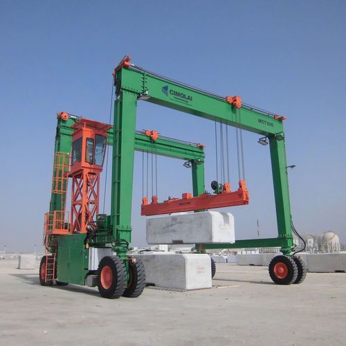 Guindaste de pórtico de rodas - MST 100 - CIMOLAI TECHNOLOGY - para canteiros de construções pré-fabricadas