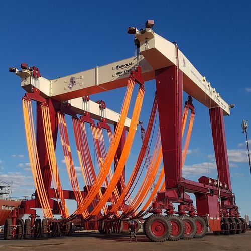 Guindaste de pórtico móvel - MBH 1280 - CIMOLAI TECHNOLOGY - para descarregamento de navios