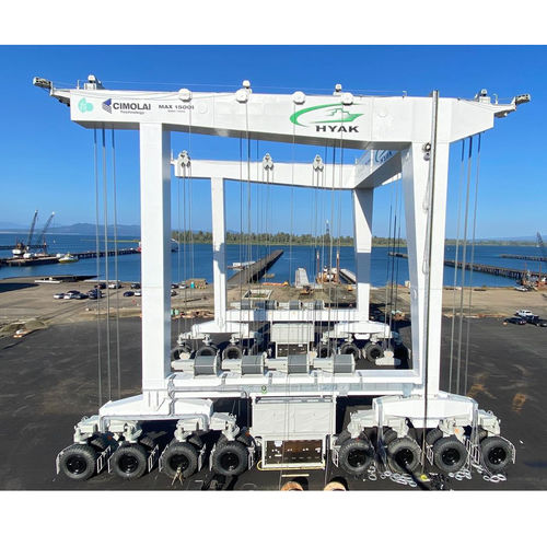 Travel lift totalmente elétrico - MBH 1500 - CIMOLAI TECHNOLOGY - para cargas pesadas / controlado remotamente