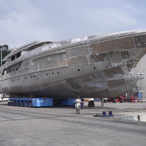 Carreta prancha - MBT 200t - 7 - CIMOLAI TECHNOLOGY - para barco / mais de 6 eixos
