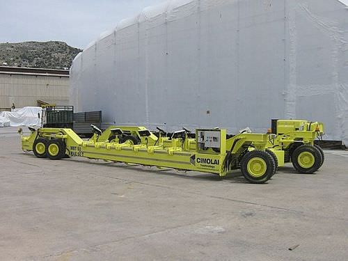 Carro de transferência motorizado de 6 eixos - MBT 60t - 10 - CIMOLAI TECHNOLOGY - para barco