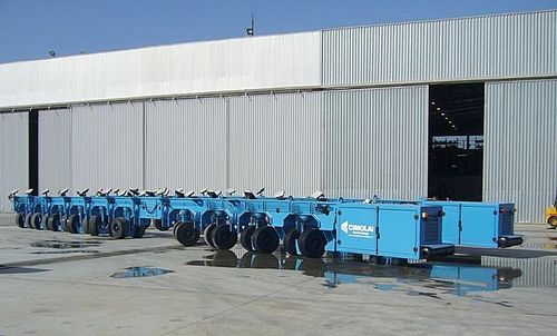Carro de transferência motorizado mais de 6 eixos - MBT 250t - 8 - CIMOLAI TECHNOLOGY - para barco