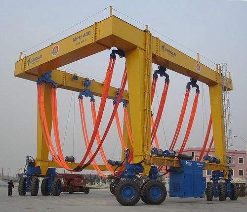 Travel lift - MBH 450 for pontoons - 40 - CIMOLAI TECHNOLOGY